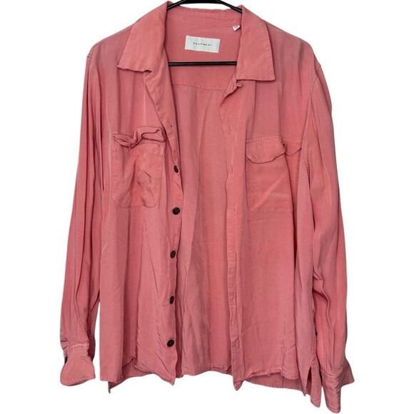 |EUC| EQUIPMENT Silky Signature Button Blouse - Picture 1 of 6